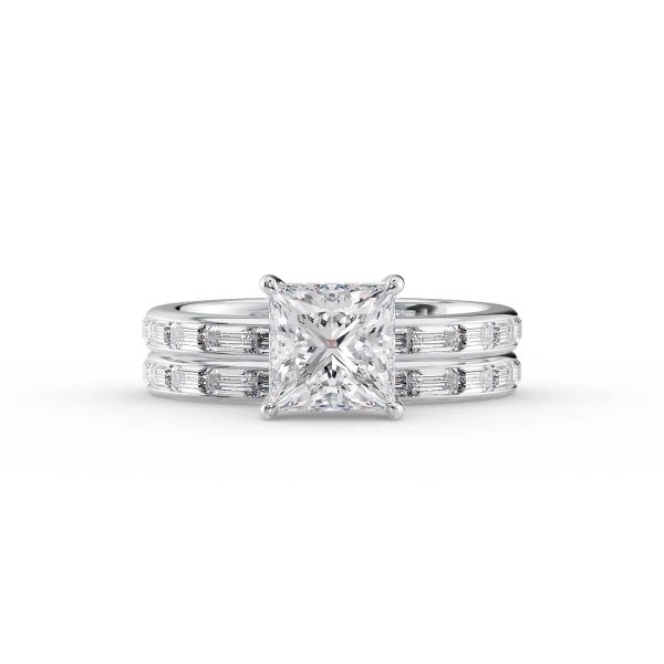 The Jennifer Set With A 3 Carat Princess Lab Diamond Discount