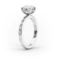 The Jennifer Set With A 2.5 Carat Radiant Lab Diamond Hot on Sale