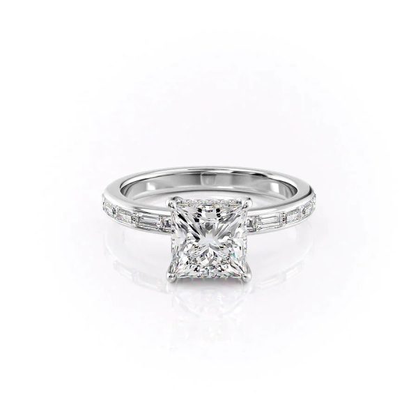 The Jennifer Set With A 3 Carat Princess Lab Diamond Discount