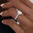 The Monica Set With A 3 Carat Cushion Lab Diamond Hot on Sale