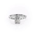 The Jennifer Set With A 2.5 Carat Radiant Lab Diamond Hot on Sale