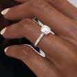 The Monica Set With A 1 Carat Round Lab Diamond For Cheap