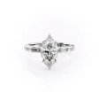 The Jennifer Set With A 1.5 Carat Marquise Lab Diamond Hot on Sale