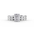 The Jennifer Set With A 1.5 Carat Radiant Lab Diamond For Cheap