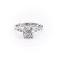 The Monica Set With A 3 Carat Cushion Lab Diamond Hot on Sale