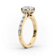 The Monica Set With A 1.5 Carat Cushion Lab Diamond Hot on Sale