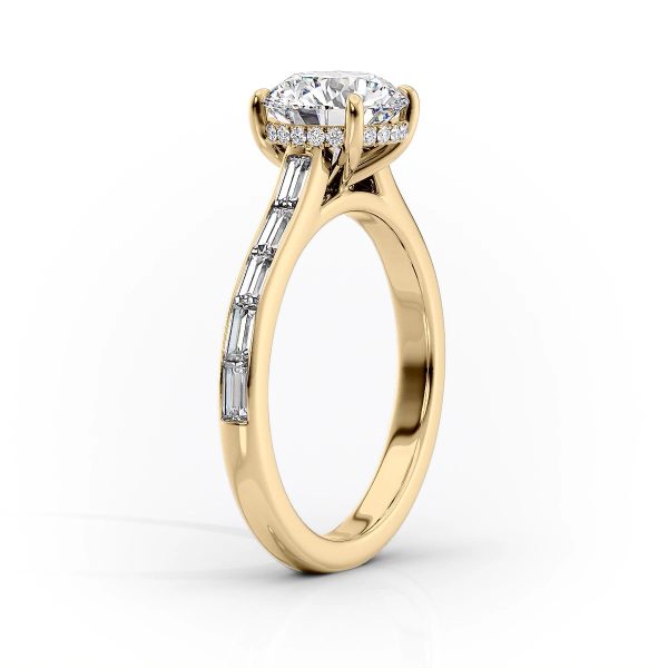 The Monica Set With A 1.5 Carat Cushion Lab Diamond Hot on Sale