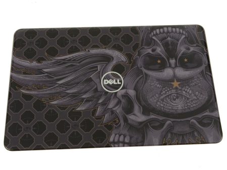 Refurbished Skull Dell OEM Inspiron N7110 17.3  Switchable Lid LCD Back Cover Insert T2MCN Online now