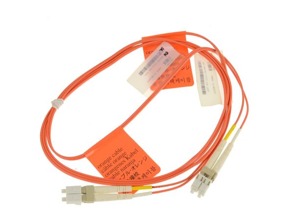 Refurbished Dell OEM 2 Meter LC to LC Fiber Optic Duplex Patch Cable 8F940 Hot on Sale