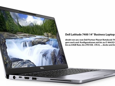 Dell Latitude 7400 Tiger3 14  FHD-IPS i7-8665U 32GB 2TB-SSD WL BT W10P 3J.VO-Gar For Sale