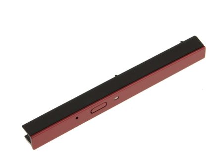 Used Dell OEM Inspiron 5558 Vostro 15 3885 Replacement Optical Drive Faceplate Bezel Red Trim V6WVH on Sale