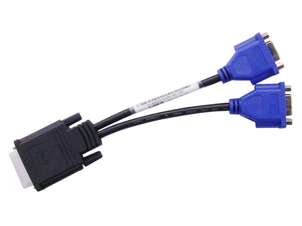 New Dell OEM DMS-59 to Dual VGA  Y  Dongle Adapter Cable G9438 Online