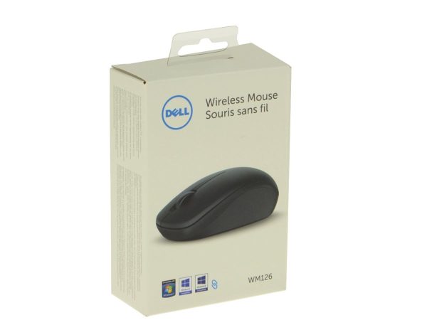 New Dell OEM WM126 Wireless 3-Button Mouse Black NNP0G Fashion