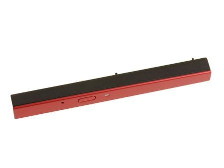 Used Dell OEM Inspiron 5555 Replacement Optical Drive Faceplate Bezel Red Trim 24G7H Discount