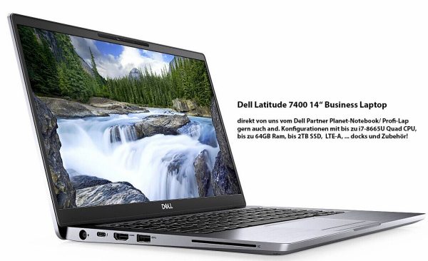 Dell Latitude 7400 1CDNX 14  FHD-IPS i5-8265U 8GB 256GB-SSD WL T W10P 3J.VO-Gar. Discount