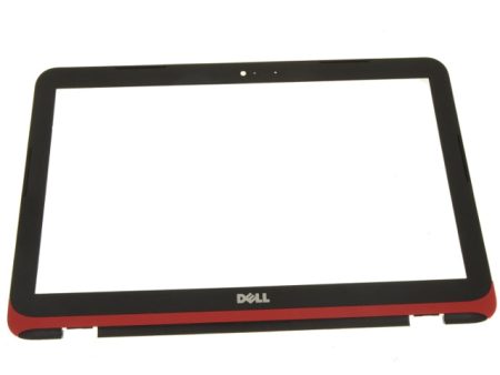 Refurbished Dell OEM Inspiron 3162 3164 11.6  Front Trim LCD Bezel Red Trim RPJV5 on Sale