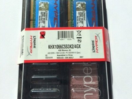 Kingston HyperX SO-DIMM Kit 4GB 2x2GB DDR3-1066 CL5-5-5-15 neu, Rechnung MWSt. Sale