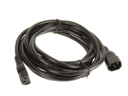 Refurbished Dell OEM C13 C14 Power Cord 13 Foot Extension 13A 125V 13FT 4M Cord VJT0P For Cheap