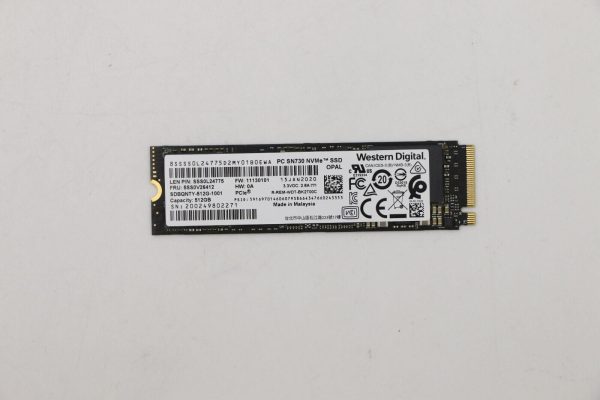 Lenovo 512GB m.2 2280 SSD PCIe WD SN730 f. Thinkpad P15 P17 T14 T15 X1 P1 L15 Online Hot Sale