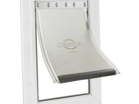 Petsafe aluminium hondendeur nr. 620  M , wit transparant. Maximale schouderbreedte 210 mm. Online now