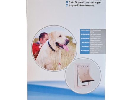 Petsafe aluminium hondendeur nr. 660  XL , wit transparant. Maximale schouderbreedte 349 mm. Hot on Sale