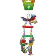 Vogelspeelgoed touwladder met kralen 2-traps, 25 cm Sale