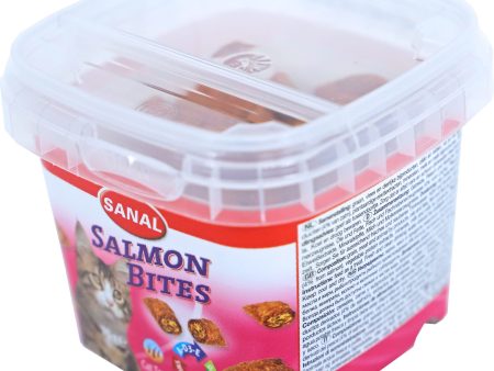 Sanal kat salmon bites cups, 75 gram Supply