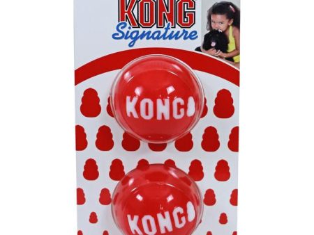 Kong hond  Signature  balls pak a 2 stuks Online