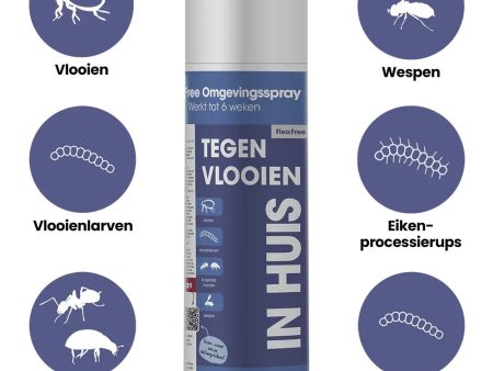 Vlooien Omgevingsspray Combo met IGR  500 ml Online now