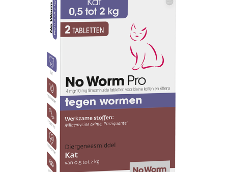 Ontworming No Worm Pro Kitten 0,5 tot 2kg Hot on Sale