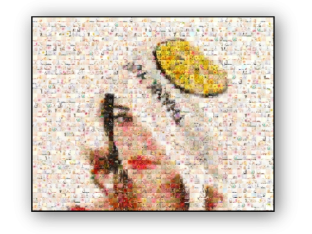 Photo Mosaic Canvas Print For Discount